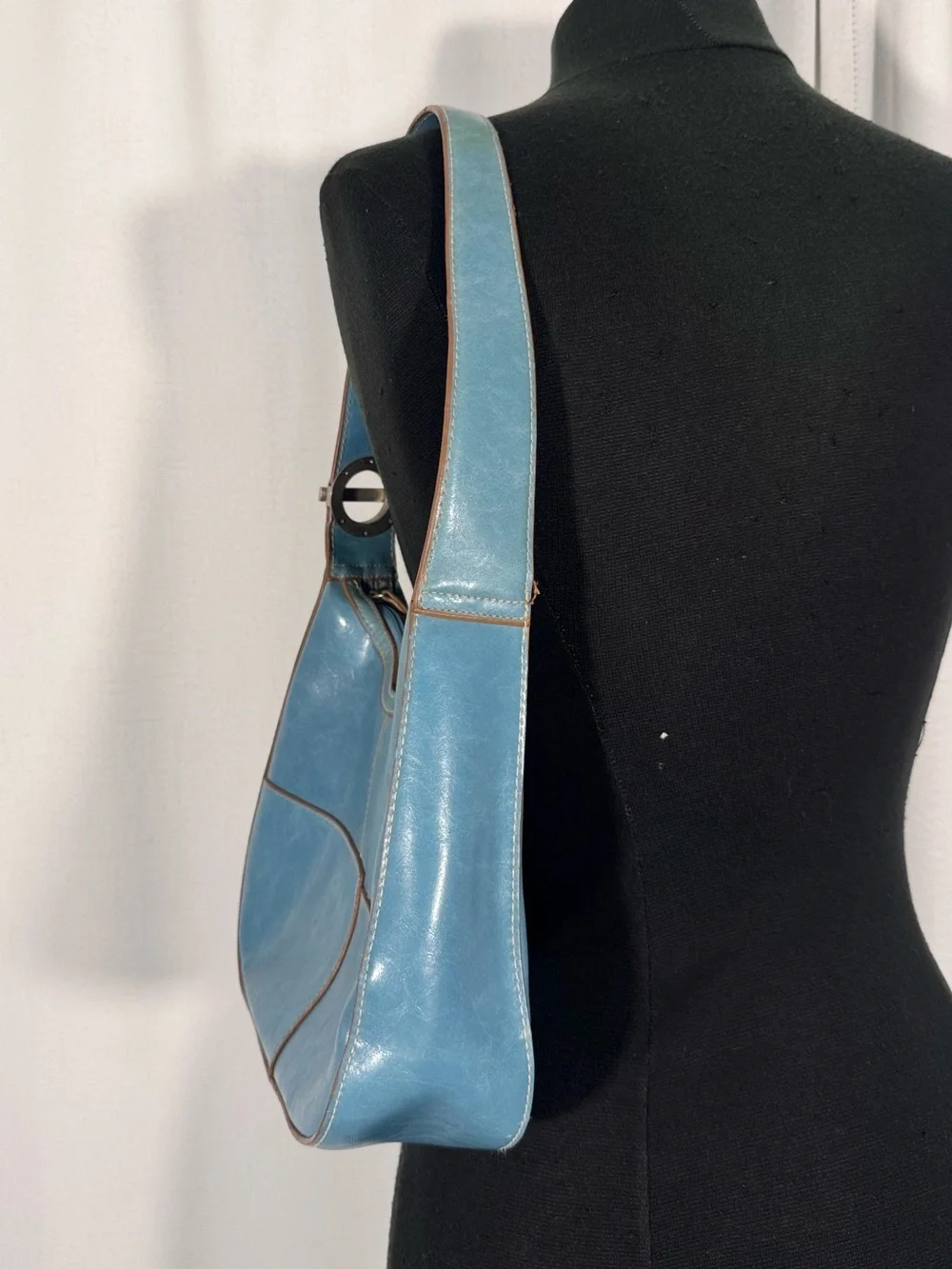 Vintage retro blue